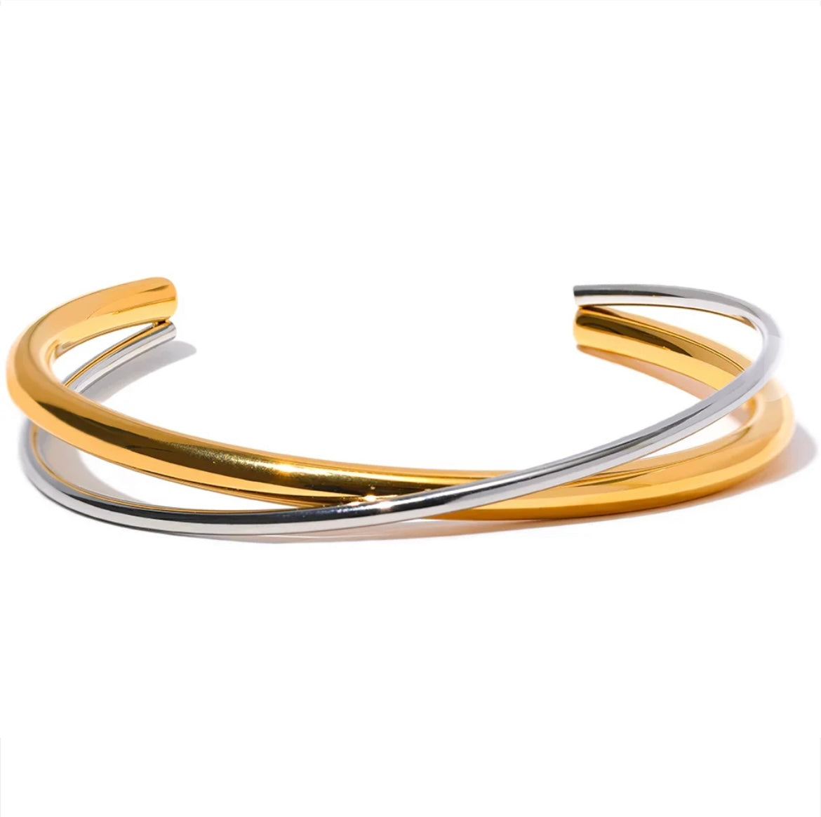 Double Statement Cuff Bangle