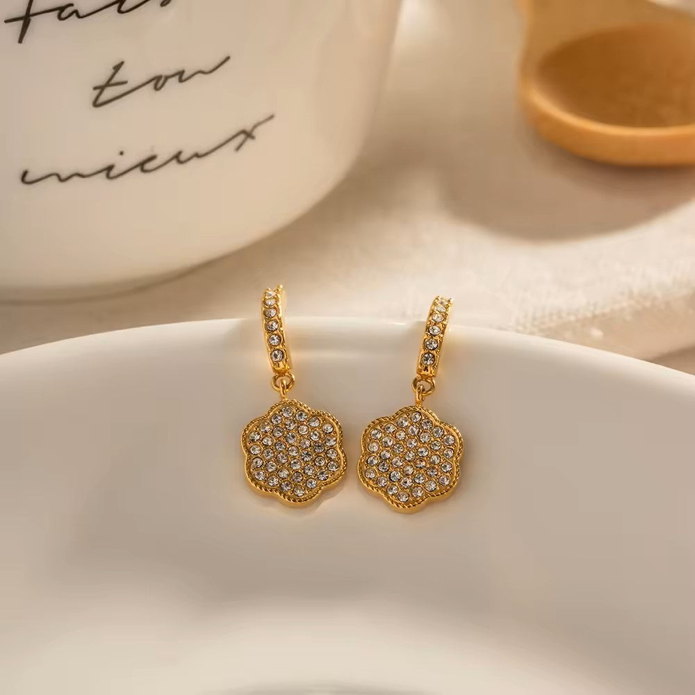 Flower Drop Earrings