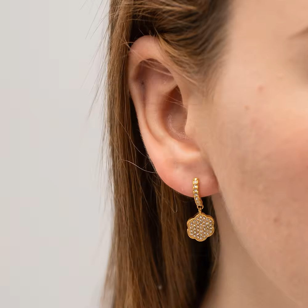 Flower Drop Earrings