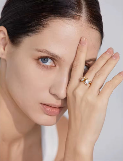 Moissanite Ring