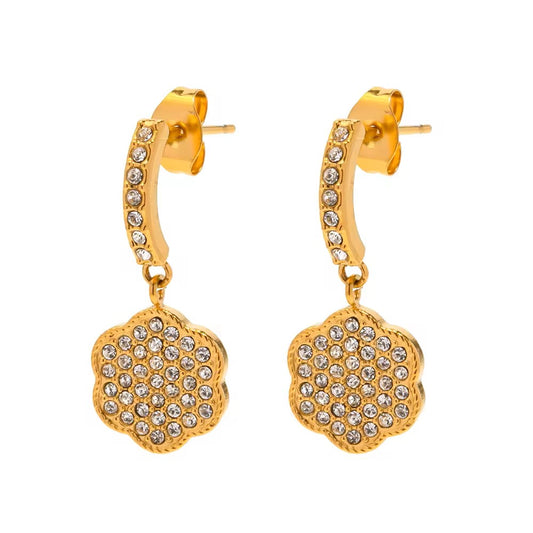 Flower Drop Earrings