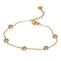 White Stone Bracelet