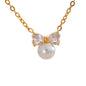 Pearl Bow Necklace