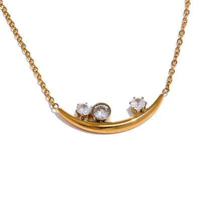 Celestial Crescent Necklace